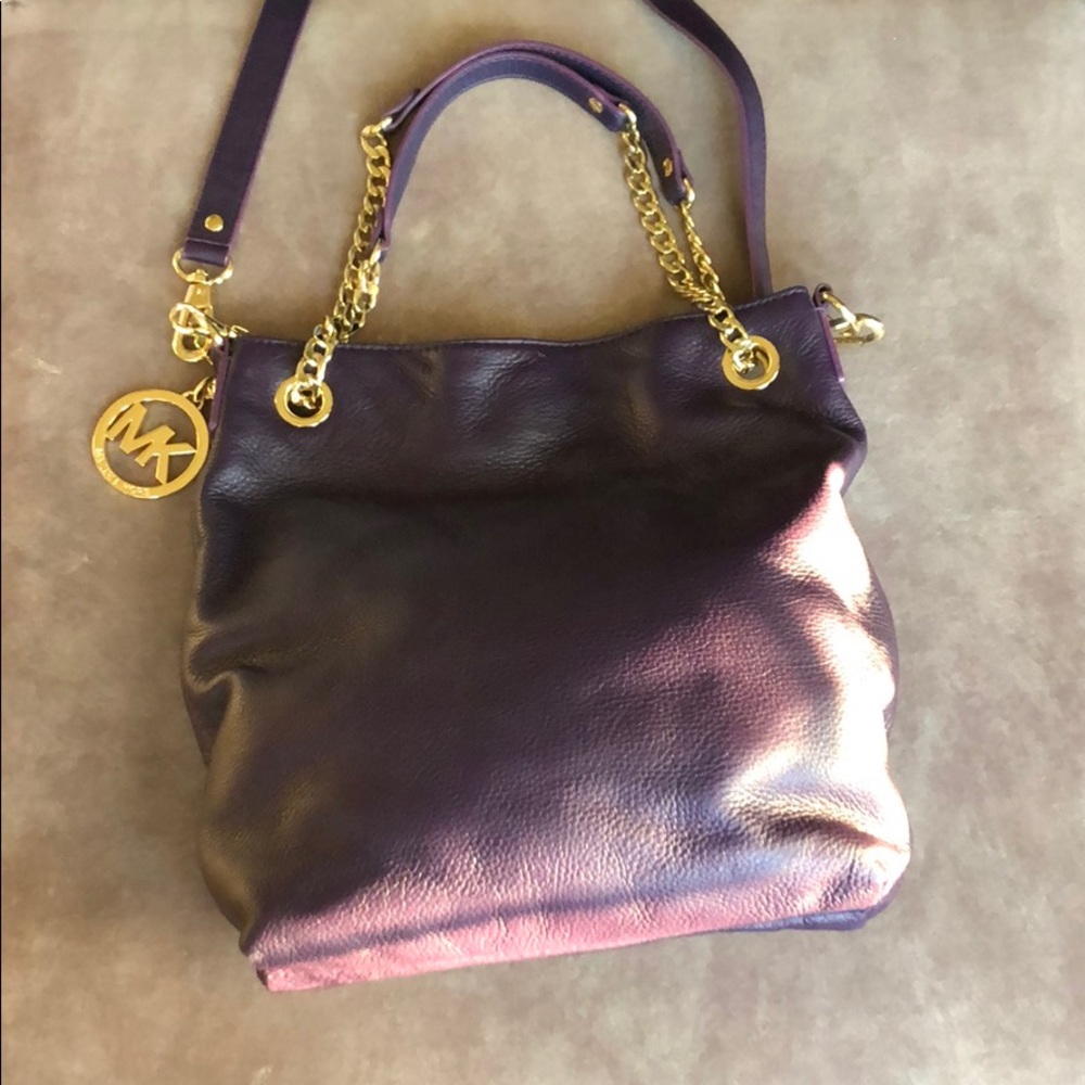 NWOT Michael Kors Purple Crossbody Purse